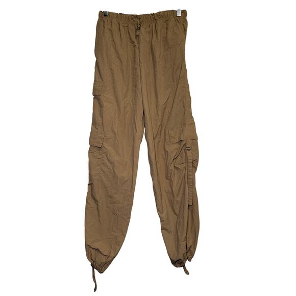 Love Tree nylon parachute cargo pants womens medium y2k streetwear gorpcore - Picture 1 of 10